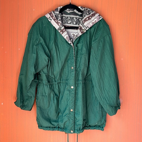 VTG Casual Club reversible jacket Men’s L - Picture 4 of 8